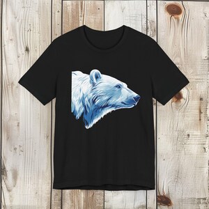Polar Bear Graphic Tee - Arctic Wildlife Lover Gift