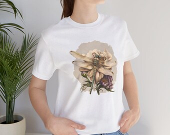Dragonfly T-Shirt: Vintage Insect Graphic Tee, Nature Lover Apparel