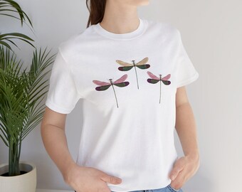 Dragonfly Graphic T-Shirt: Nature Lover Tee - Bella+Canvas 3001