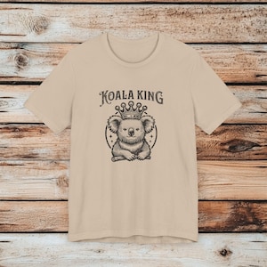 Koala King Graphic Tee - Unisex Bella+Canvas Jersey T-Shirt