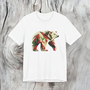 Abstract Polar Bear Graphic Tee - Arctic Wildlife Unisex T-Shirt