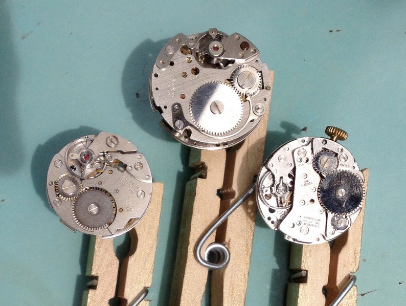 Wrist Watch Mechanism Rings Etsy