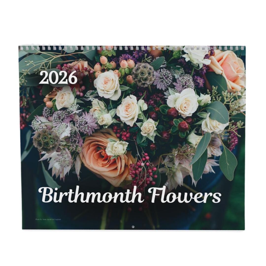 2026 Birth Flower Calendar Floral Photography Wall Art Etsy Il 1080xN.7260665005 9wyc 