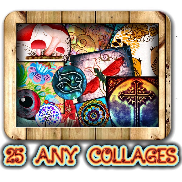 Special Offer - Buy 25 Any Digital Collage Sheets