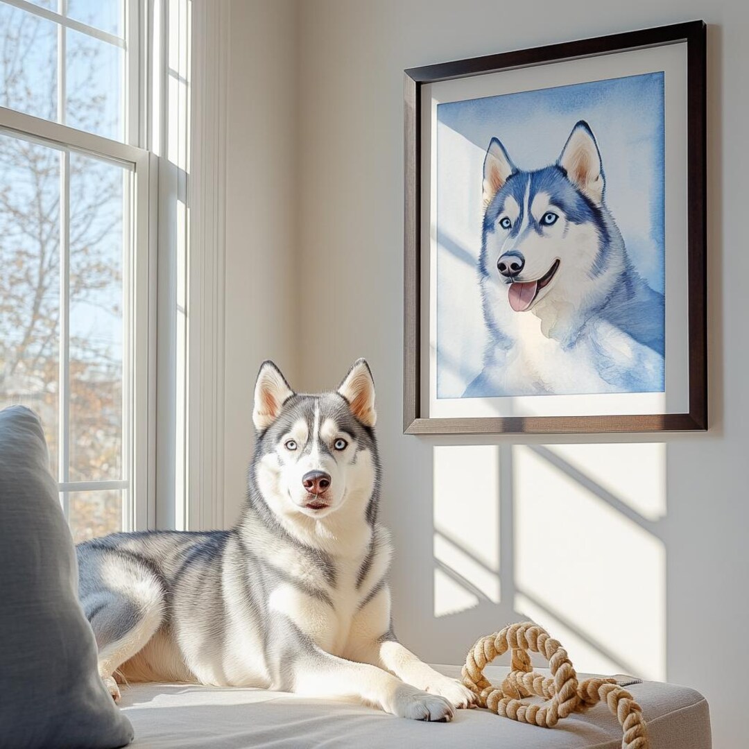 Custom Watercolor Pet Portrait | Memorial Dog & Cat Remembrance Art - Etsy