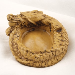 Green Dragon Ashtray, Handmade Outdoor Smoke Accessory  Funky Ancient Vintage Ashtray Gift – 9x10cm Handmade HEAVY ITEM 1LBS