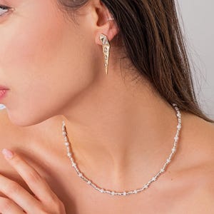 925 Sterling Silver  Choker for Women, Round Shape, Art Deco Necklace, Versatile Shining Necklace, Perfect Gift for Her