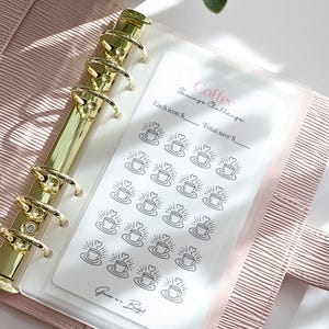 Coffee • Savings Challenge Tracker