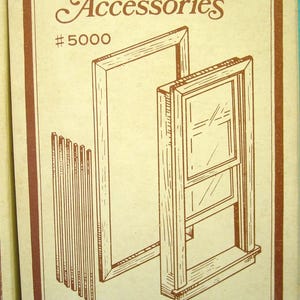 Finestra Per Casa Delle Bambole In Scala 1/12, Finestre In Legno - Foto 5