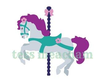 Download Carousel Horse Svg Etsy 3D SVG Files Ideas | SVG, Paper Crafts, SVG File