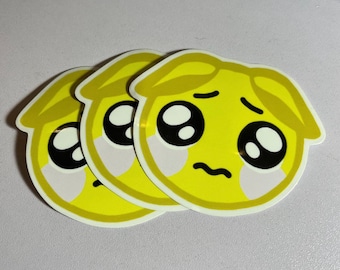 Sad Uma Glossy Sticker - Crying Umamusume Emoji, Uma Pien