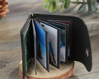 Sleutelhanger minifotoalbum, gepersonaliseerd cadeau voor hem, jubileumcadeau, cadeau stel, verjaardagscadeau vriendje, cadeau voor moeder, Vaderdagcadeau