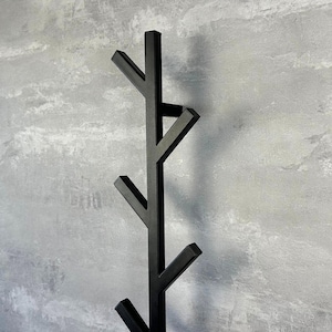 Custom Metal Coat Rack with Hooks – Wall Mounted Towel & Key Holder – Modern Entryway Organizer – Rustic Wall Decor for Home