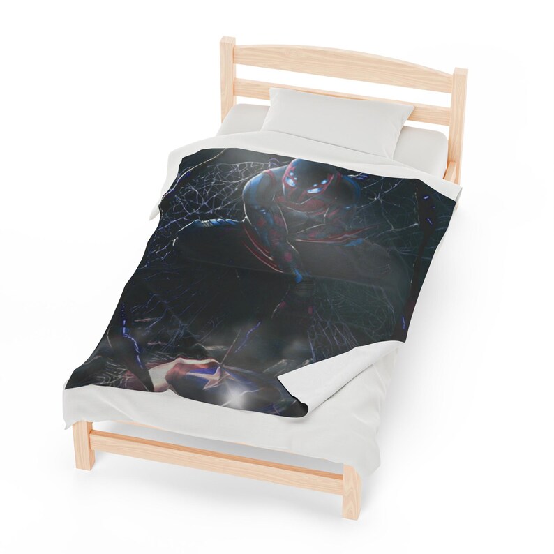 Coperta di peluche in velluto di Spider-Man Dark immagine 5