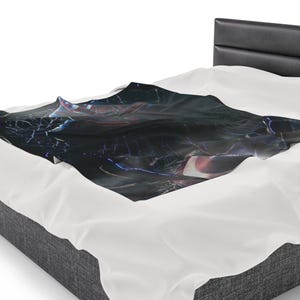 Coperta di peluche in velluto di Spider-Man Dark immagine 7