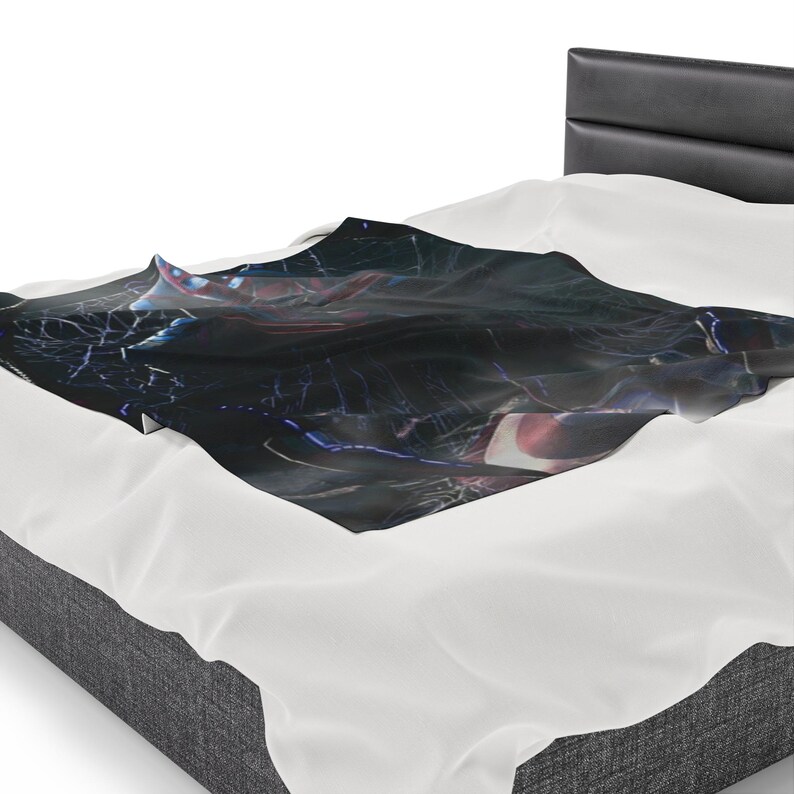 Coperta di peluche in velluto di Spider-Man Dark immagine 7