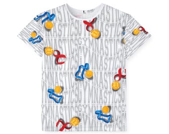 Maglia da ginnastica per bambini – Medaglie allegre, maglietta sportiva