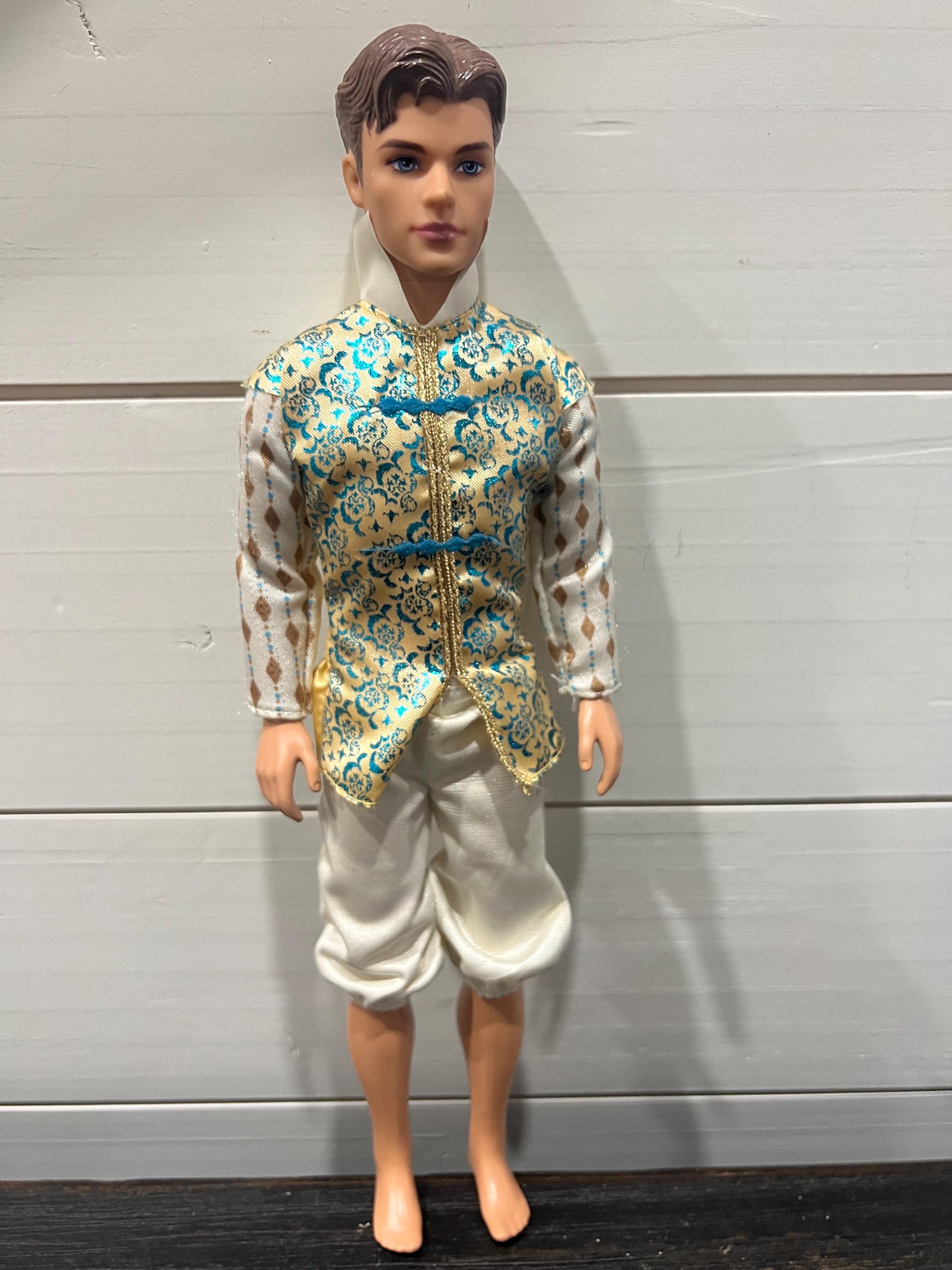 2007 Mattel Barbie and the Three Musketeers Prince Doll No Shoes