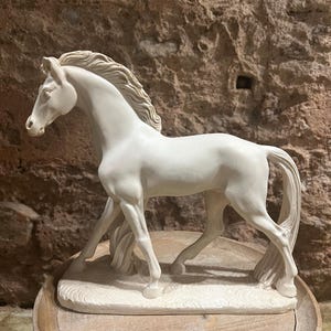 White Horse Greek Statue Sculpture  Home Decor Mexico