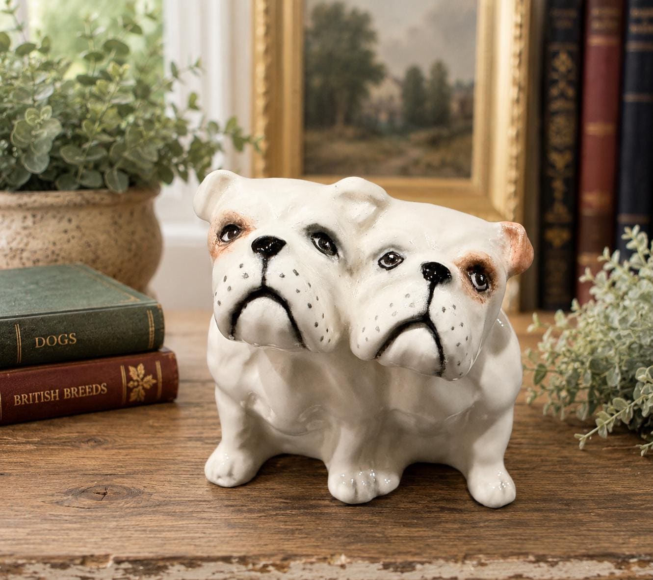 Vintage Bulldog Ceramic - Etsy