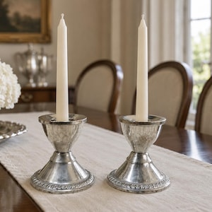 Sterling Weighted Candlestick - Etsy
