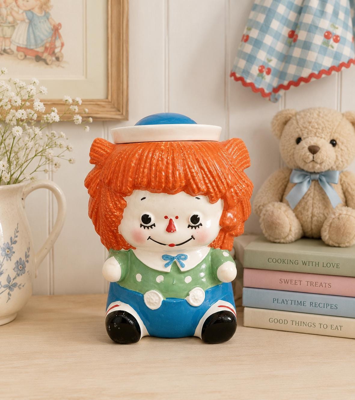 Raggedy Andy Cookie Jar - Etsy Canada