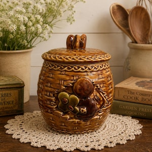 Vintage Cookies All Over Cookie Jar - Etsy