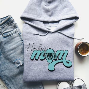 Hockey Mom Hoodie Gift For Mothers Day Hockey Mom Sweater Hockey Mom Gift Proud Hockey Mom Gift For Her Hockey Mothers Day Comfort Colors