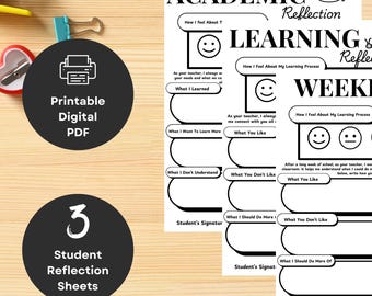 Student Reflection Sheets