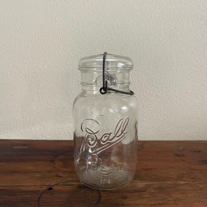 ボールメイソンジャー ガラス蓋付き