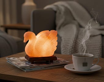 Duck Himalayan Salt Lamp: Handcrafted Pink Rock Salt Decor