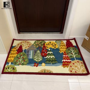 Cottagecore Room Decor Ethereal,Nature Aesthetic Sage Green,Fairy Inspired Bedroom Cozy,Indie Accent Rug,Soft Aesthetics Folklore  Area Rug