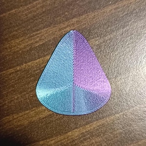 20 1mm thick 3D Printed Guitar Picks, High Quality Sturdy PLA
