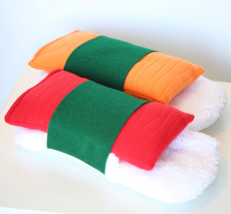 Sushi Slippers ® Sashimi Set With FOUR Removable Sushi Styles. image 5