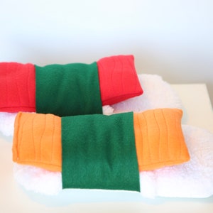 Sushi Slippers ® Sashimi Set With FOUR Removable Sushi Styles. image 6