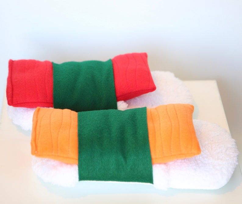 Sushi Slippers ® Sashimi Set With FOUR Removable Sushi Styles. image 6