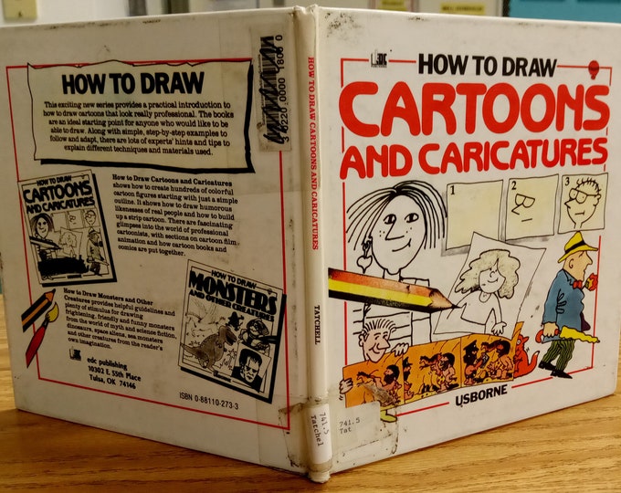 How to Draw Cartoons and Caricatures. Usborne Books 1987 Etsy