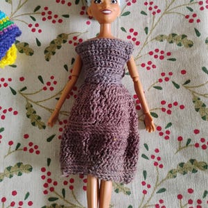 Handmade 11.5-in Fashion Doll Dress