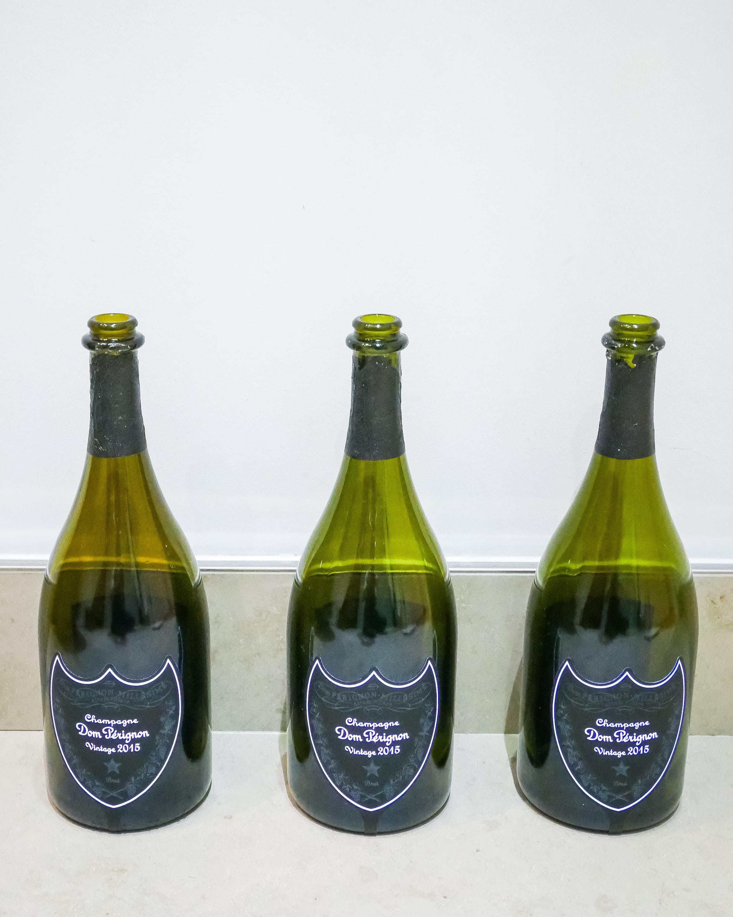 Empty Dom Perignon Vintage 空ボトル ルミナス ロゴ Dom Perignon Empty Bottle Luminous Bottle (1bottle 750 ML