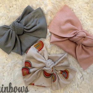 Knotted Headband Bows