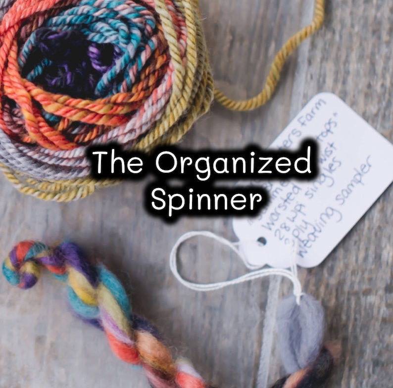 Spinning Workshop Learn to Spin Handspinning Spinning course : The Organized Spinner image 1