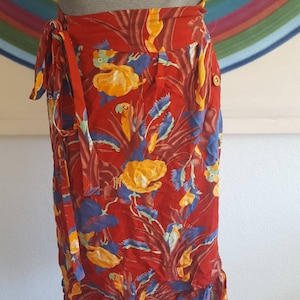 1970's vintage Breezin wrap skirt