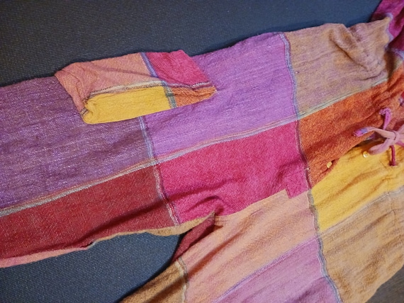 Vintage Razzle Me Indian Cotton Madras  Jumpsuit - image 6