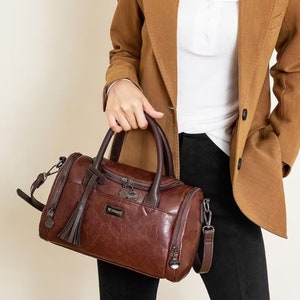 Geldbörsen für Damen – Handtaschen für Damen – Damen Crossbody Taschen Klein – Top Griff Handtasche für Frauen – Leder Geldbörse für Frauen