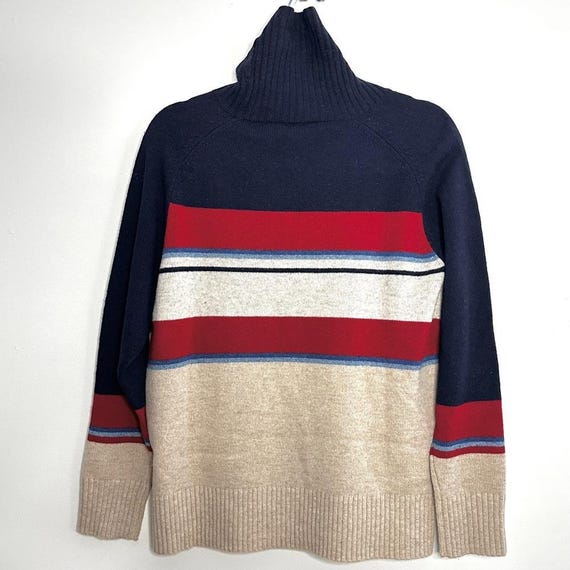 Pendleton Camp Striped 85% Lamb's Wool Turtleneck… - image 2