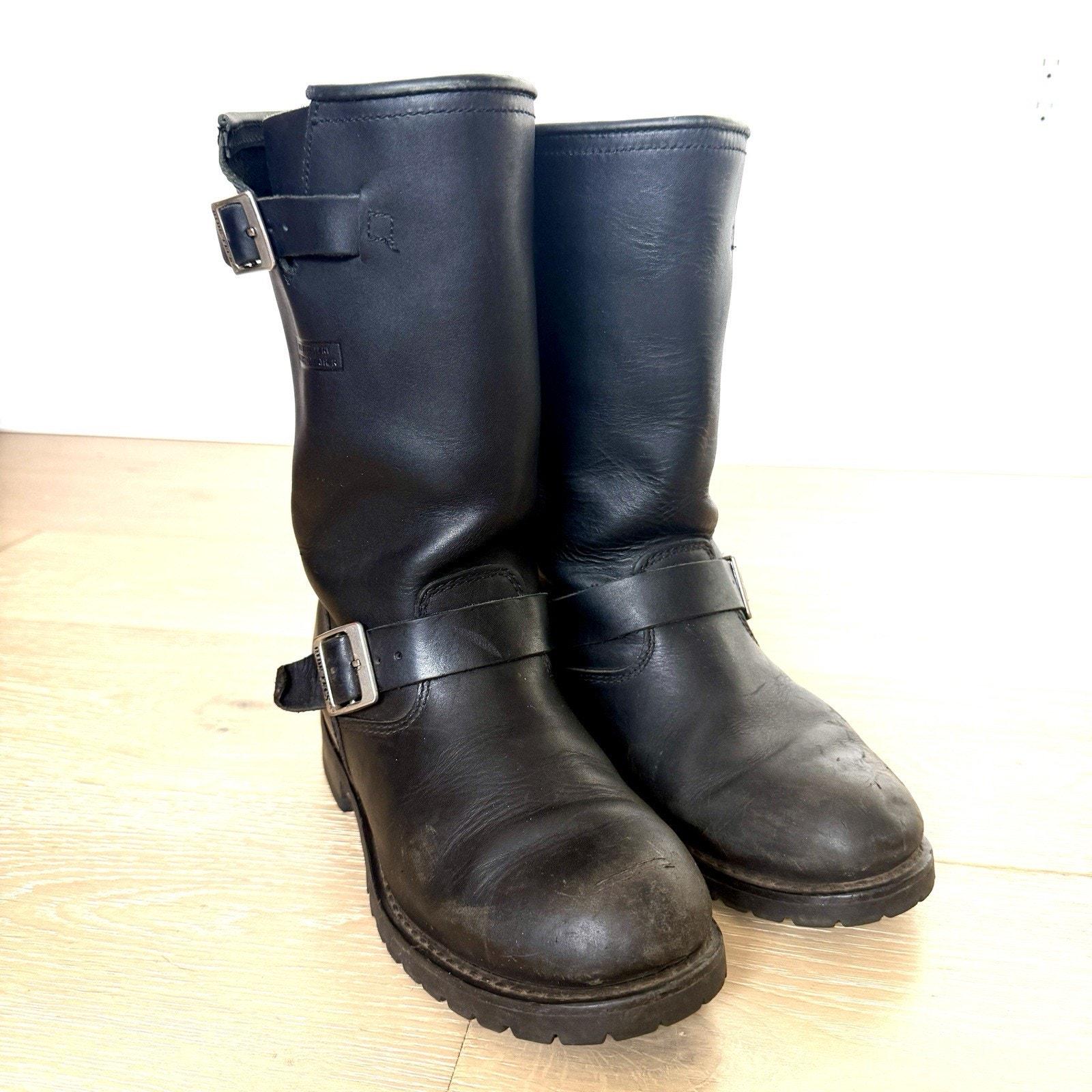 Vintage Engineer Boots Men - Etsy