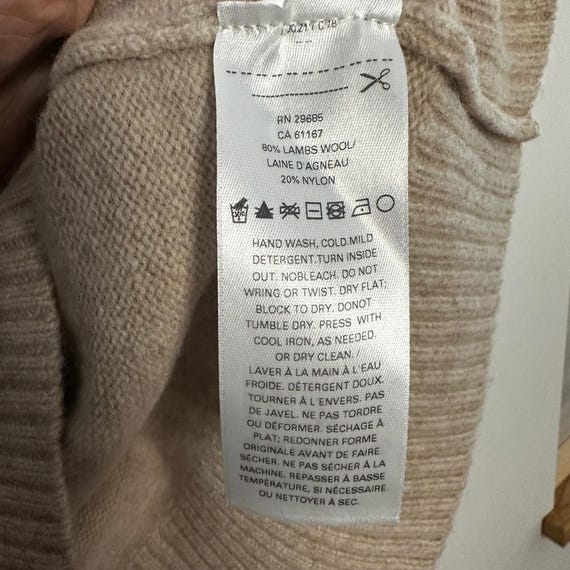 Pendleton Camp Striped 85% Lamb's Wool Turtleneck… - image 5