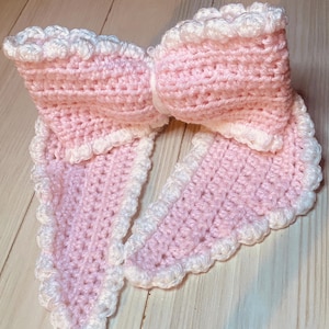 Large Crochet Hair Bow