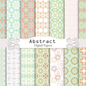 Carte geometriche, motivi senza soluzione di continuità, carta digitale, scrapbooking.