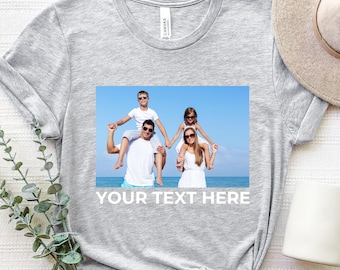 Custom Photo Tshirt, Custom Family Picture T-shirt, Custom My Pet Photo Shirt, Personalized Family Picture Tee, Custom Shirt With Photo